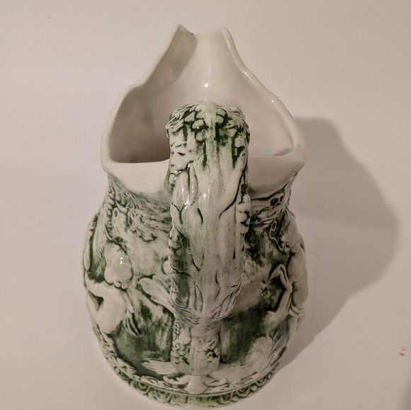 Vintage Green Glazed Pitcher, 1967 - Picture 5 of 7
